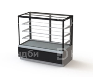 Витрина кондитерская Kayman K-ВК-1300 (люкс квадро серебро) Витрина кондитерская Kayman K-ВК-1300 (люкс квадро серебро)